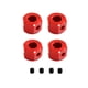 thumbnail image 2 of TureClos Paquete de 4 adaptadores de 5 mm a 12 mm Reacondicionamiento Mano de obra exquisita Mejora el rendimiento Acoplador de cubo de rueda de vehículo Rc de alta resistencia Rojo TureClos JD731879370, 2 of 7