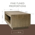thumbnail image 6 of Maven Lane Artemis Contemporary Wooden Coffee Table in Refined Grey Finish, 6 of 7