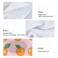 thumbnail image 2 of Yayeee Kitchen Hanging Hand Towels Set of 2 with Loop Bathroom Absorbent Tie Towel, Cute Oranges, 2 of 7