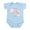 Sky Blue, variant on CafePress - Grandpa's Girl Body Suit - Baby Light Bodysuit, Size Newborn - 24 Months