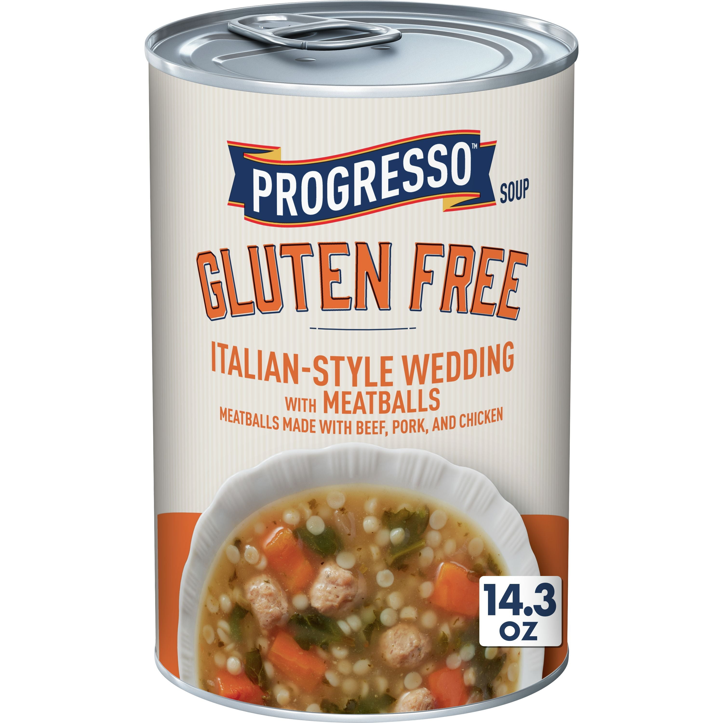 Progresso Gluten Free Italian-Style Wedding With Meatballs Canned Soup, 14 oz