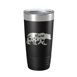 Mama Bear Water Bottle Custom Personalized Stainless Steel Tumbler With  Straw 27 Oz SIC Cup Gift Mother's Day Gift Baby Shower 