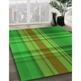 thumbnail image 2 of Ahgly Company Indoor Square Patterned Lime Green Area Rugs, 3' Square, 2 of 6