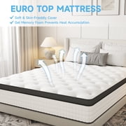 Evitormill 12 King Size Hybrid Spring Boxed Mattress - Medium Firm Memory Foam