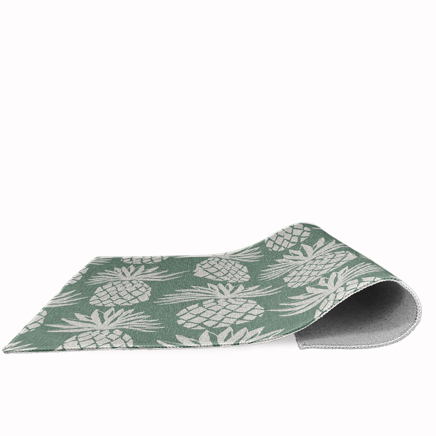 Simply Daisy 4' x 6' Pineapple Pattern Chenille Rug, Sage