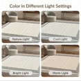 thumbnail image 6 of ODIKA 8'x10' Washable Area Rug Durable, Non-Slip Under Doormat Vintage Farmhouse Pinstripe Welcome Entryway Layering for Living Room, Sectional, Family, 6 of 6