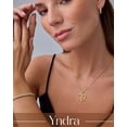 thumbnail image 2 of Yndra 18K Gold Plated Heart Necklace for Women,S925 Sterling Silver December Tanzanite Birthstone Butterfly Pendant Necklace,Jewelry Gift for Her Wife Mom Girlfriend,Birthday Mother’s Day Gift, 2 of 11