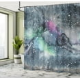 thumbnail image 5 of Ambesonne Psychedelic Shower Curtain, Celestial Cosmic, 69"Wx84"L, Multicolor, 5 of 5