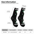 thumbnail image 3 of Funny Novelty Colorful Socks Italy Map Flag Patterned Casual Crew Socks, 3 of 7