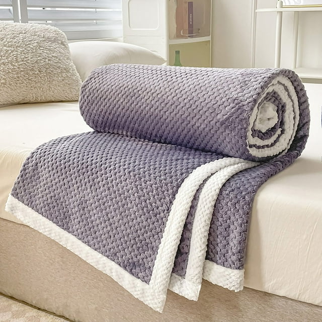 Cqxid Blanket Under $15 Summer Ice Blanket Comfortable Cooler Quilt With Double Cold Effect & Absorbs Heat & Quickly Cool Down For Night Sweats Hot Sleepers & All Seasons Ideal Summer Blanket