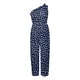 thumbnail image 5 of Mono Para Mujer, Verano, Tirantes Adelgazantes, Un Hombro, Plisado, Cintura Alta, Pantalones de Pierna Informales, Mono Estampado, Mono Odeerbi ODB-4, 5 of 5