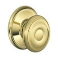 thumbnail image 2 of Schlage F51A GEORGIAN 505 Entry Door Lock Lifetime Bright Brass, 2 of 2