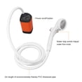 thumbnail image 3 of Douche Extérieure Portable, Douchette de Camping Rechargeable Compacte à Main Alimentée par Batterie, Affichage Numérique Intelligent Pompe de Douche Électrique Réglable à Trois Niveaux pour Randonnée Voyage, 3 of 8