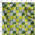 thumbnail image 3 of Soimoi Green Cotton Voile Fabric Abstracts Abstract Print Sewing Fabric Yard 42 Inch Wide, 3 of 6