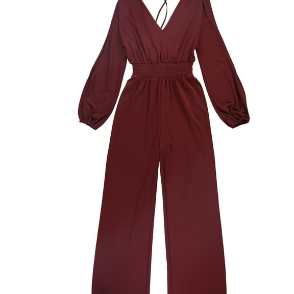 Bar Iii Womens Solid Bodysuit Jumpsuit