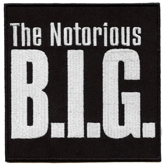 Biggie Smalls The Notorious Woven Patch
