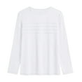 thumbnail image 4 of SUNBS Blouses for Women Long Sleeve Shirts Dressy Casual Crew Neck Fall Tops, Sizes S-2XL, 4 of 7