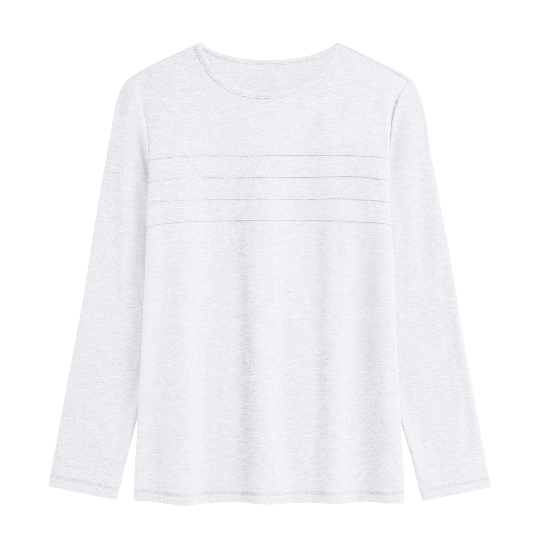 SUNBS Women's Pleated Long Sleeve Tunic Blouse photo 4