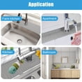 thumbnail image 5 of Ultra-Grip Silicone Faucet Drainer Mat - Waterproof Countertop Protector with Advanced Drainage System for Kitchen & Bathroom Sinks - Easy Clean, Durable, and Heat-Resistant Home Accessory, 5 of 5