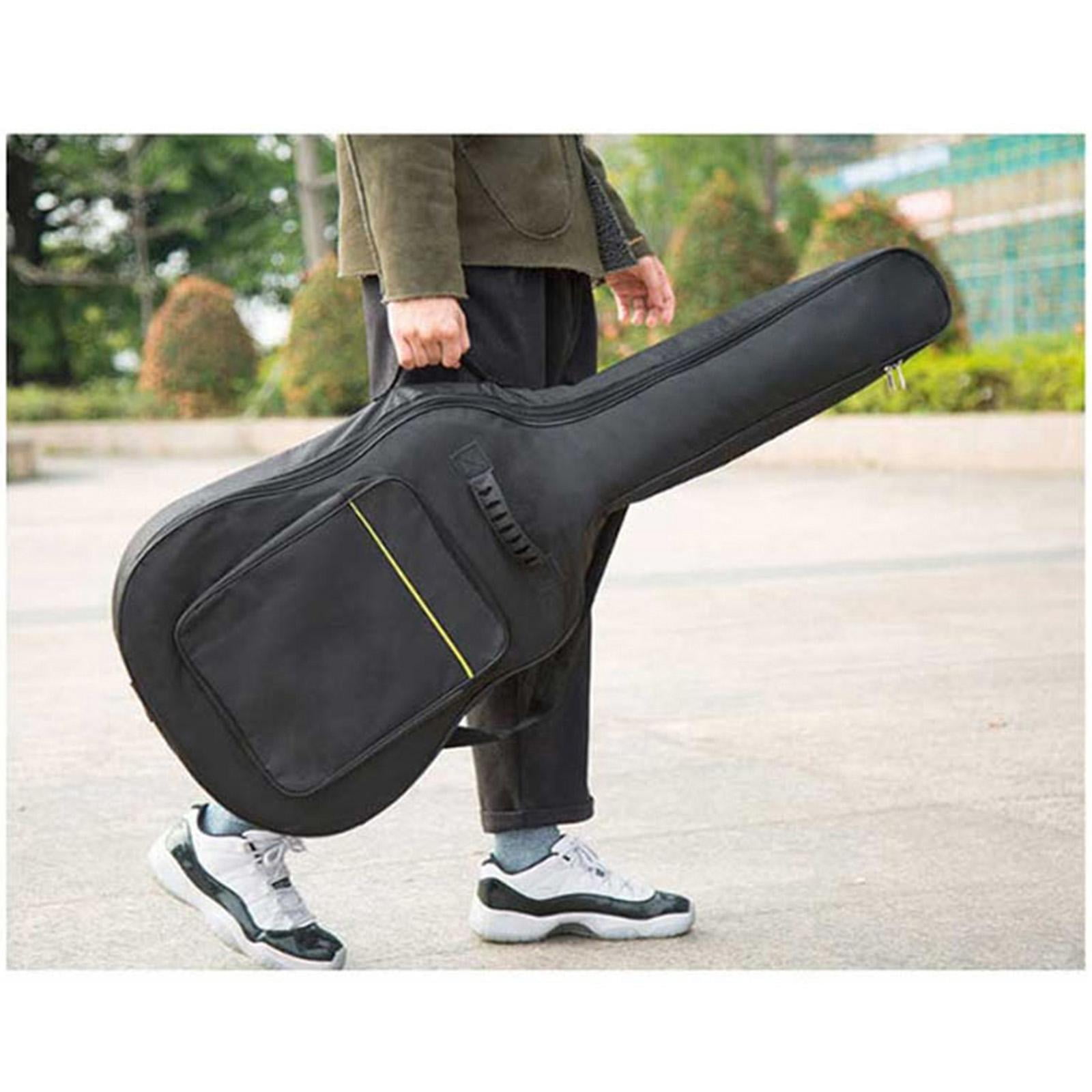 LeeQinersw Lightweight Waterproof Travel 41'' inch Guitar Case Oxford Cloth Padded Shoulder