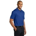 thumbnail image 4 of Port Authority K528 Mens Performance Fine Jacquard Polo T-Shirt, Hyper Blue - Small, 4 of 6