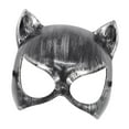 thumbnail image 3 of Máscara de gato, máscara de ojos, máscara de animal de Halloween para mascaradas, juego de rol, club nocturno Plata, 3 of 8