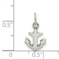 thumbnail image 2 of Collier pendentif ancre en argent sterling 925 avec breloque bord de mer, 2 of 6