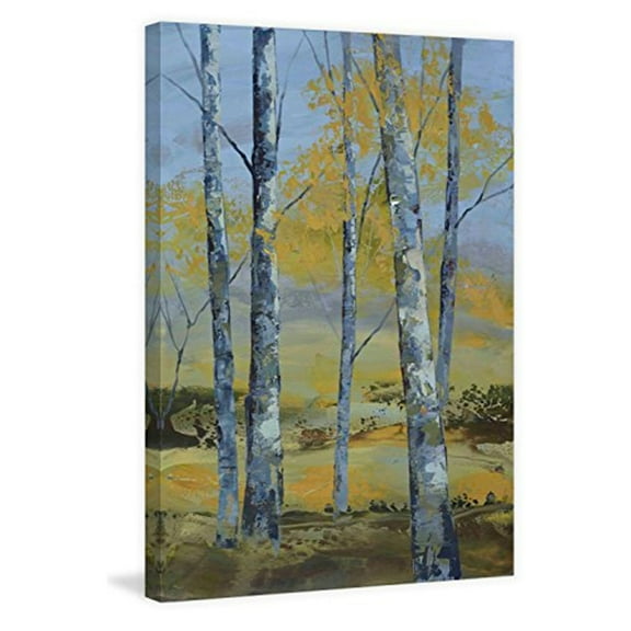 Marmont Hill "Golden Stillness I" by Julie Joy Painting Print on Wrapped Canvas
