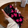 thumbnail image 4 of For Funda iphone 16 15 14 12 11 13 Pro 16Pro 14Pro Max mini X XS Max XR SE 2020 2022 7 8 Plus iphone15 Apple Phone Case Cover Color Heart iPhone 15 Pro Max, 4 of 6