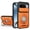 Orange, variant on Case for Google Pixel 10 /10 Pro, 360 Rotating Ring Kickstand Sliding Camera Cover TPU+PC Drop Protective Anti-Slip Phone Case with Honeycomb Heat Dissipation Lining, Darkblue