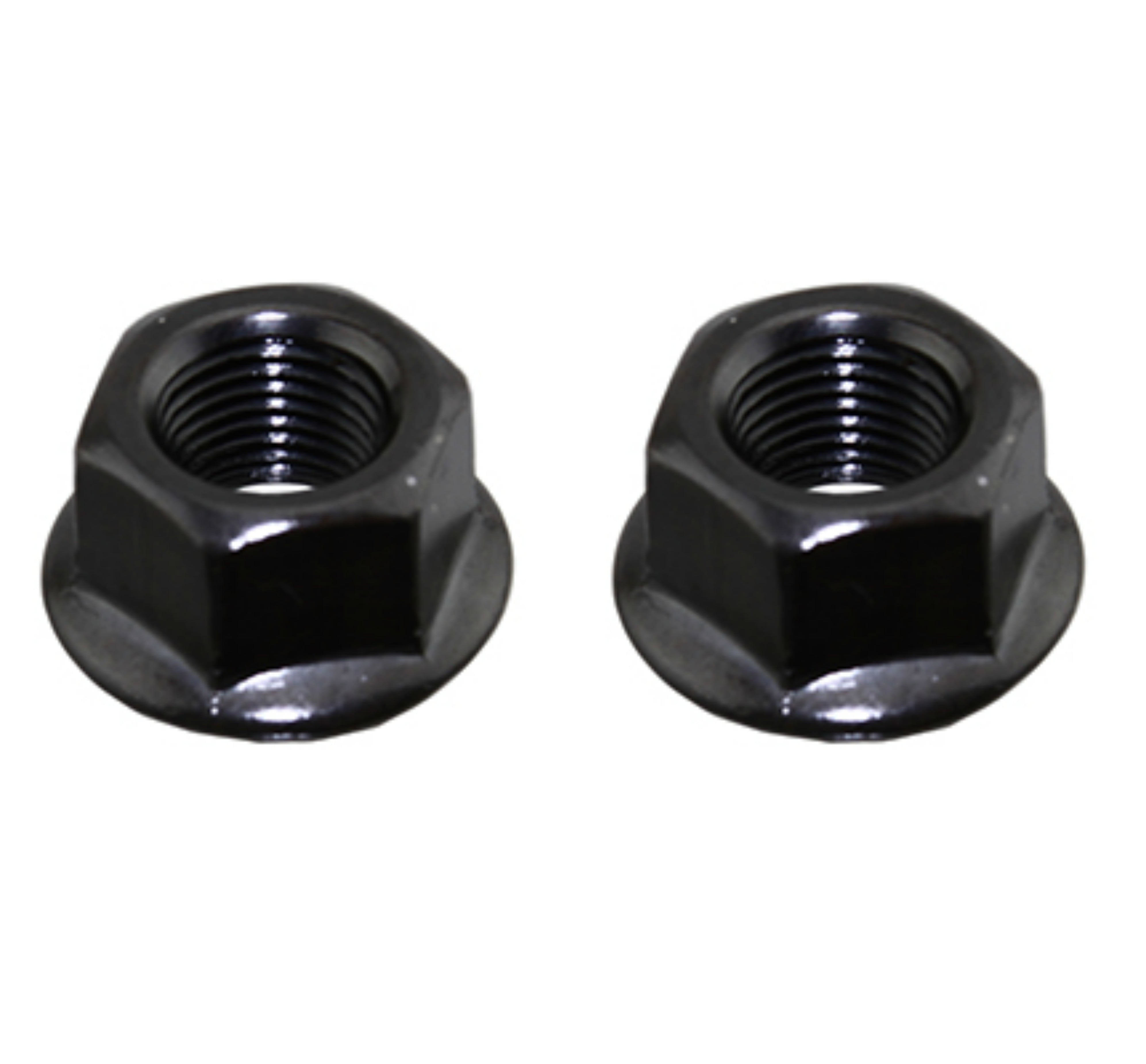 Lowrider 2 - Hub Axle Nuts 3/8 x 26t Front/Rear Black. Set of axle nut.  Pair of axle nut.