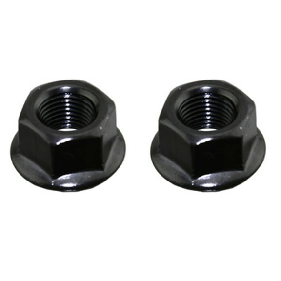 Lowrider 2 - Hub Axle Nuts 3/8 x 26t Front/Rear Black. Set of axle nut. Pair of axle nut.