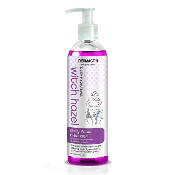 Dermactin-TS Witch Hazel Limpiador facial exfoliante diario 8 onzas
