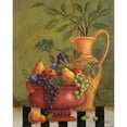 thumbnail image 3 of Jeffrey, Jillian 20x24 Black Modern Framed Museum Art Print Titled - Fresco Fruit II, 3 of 5