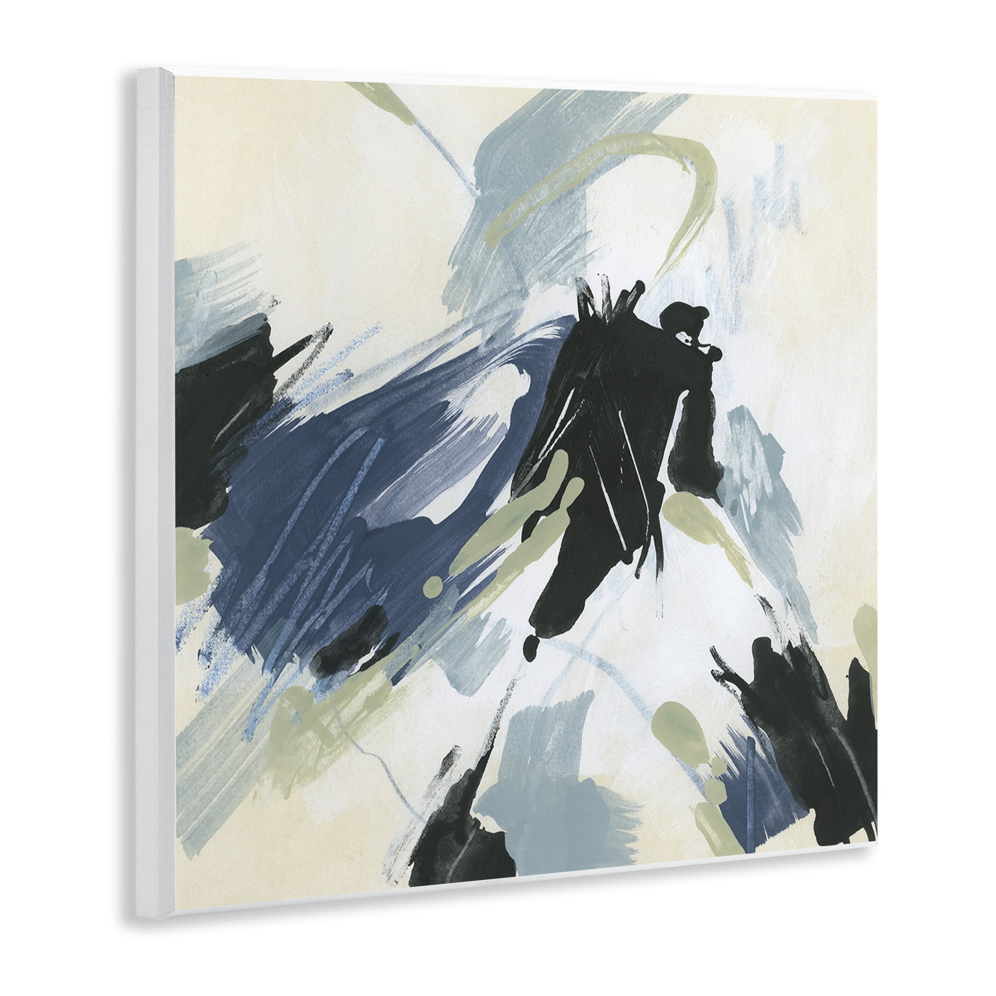 Stupell Industries Dynamic Abstract Pattern Abstract Painting Unframed Art Print Wall Art, 12 x 12
