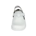 thumbnail image 2 of 24 HOUR COMFORT Freda Wide Width Comfortable Leather Slingback Clogs WHITE 10, 2 of 6