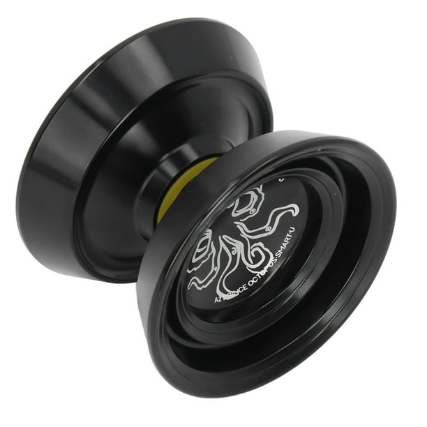 Bola de Yoyo de Aleacio de Aluminio, Bola de Yoyo Profesional que no responde, Desvanecimiento Avanzado, Exquisita para CompetenciA Con Guante, Cuerdas de 3 piezas