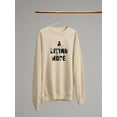 thumbnail image 3 of A Living Hope Daisies Sweatshirt Women -Image by Shutterstock, Female Medium, 3 of 4