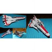 Galactica II Ship 3D Model Spaceship DIY Handmade Spacecraft Toy
