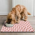 thumbnail image 2 of Kawaii Fruit Dog Mat - Non-Slip Waterproof Pet Feeding Mat with Strawberry Lover Theme, 2 of 6