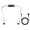 White, variant on Adjustable LED Neck Lamp Comfortable Wear ABS Texture Suitable for Book Lovers Craft Enthusiasts Nighttime Jogging