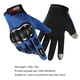 thumbnail image 3 of Guantes protectores antideslizantes para bicicleta MTB, motocicleta, bicicleta (dedo completo azul), 3 of 3