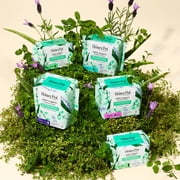 Honey Pot 100% Organic Cotton Cover Cooling Herbal Infusion Regular Pads, 20 Count