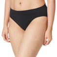 thumbnail image 2 of Bali Womens One Smooth U All-Around Smoothing Hi-Cut Panty, 9, Black Pointelle, 2 of 3