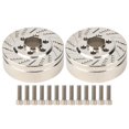 thumbnail image 3 of FLAMEEN Accessoire RC, Poids de Roue RC, Accessoire Universel de Contrepoids de 2,2 Pouces en Acier Inoxydable, 3 of 8