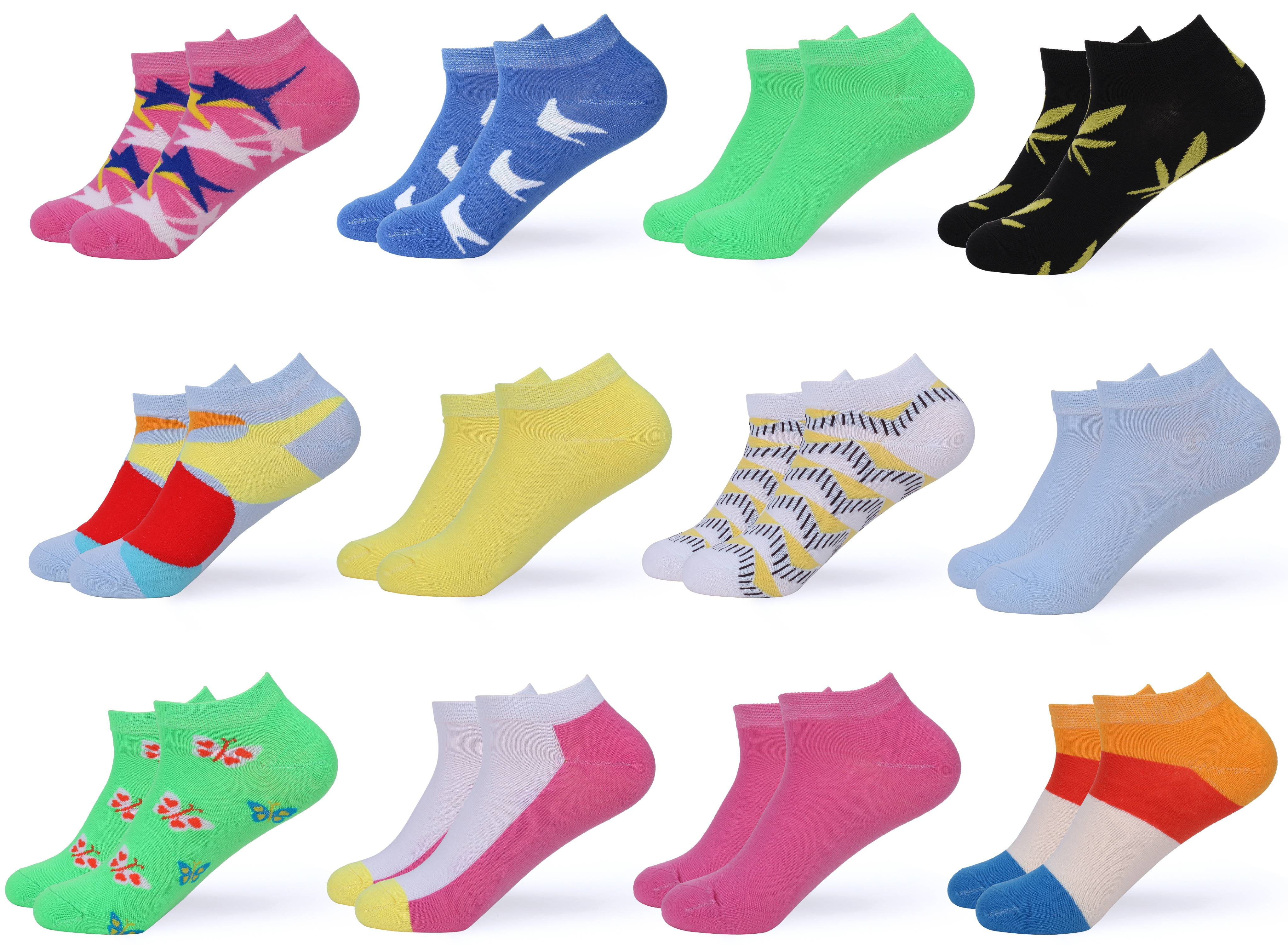 Gallery Seven - Women's Ankle Socks - Low Cut Colorful Socks For Women ...