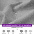 thumbnail image 6 of PURPLE LEAF 9' X 11.5' Patio Cantilever Umbrella Outdoor Offset Rectangle Umbrella with 360-degree Rotation for Deck Pool Garden, Light Grey, 6 of 17