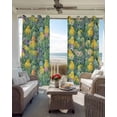 thumbnail image 4 of Easter Blackout Curtains 63 Inches Long, Spring Chicken Colorful Eggs Grasses Flowers Thermal Insulated Black Out Curtains, Darkening Window Curtain Drapes for Bedroom Living Room 42"x63" 2 Panels, 4 of 9
