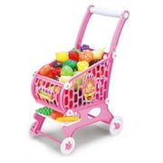 Kids Toy Shopping Cart, 48 Piece Set