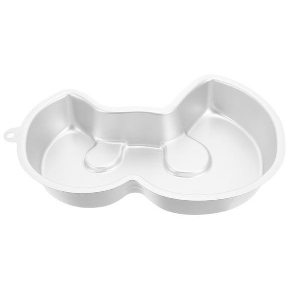 PAMINGONO Number Cake Mold, Silver Aluminum, Nonstick for Easy Release and Even Baking